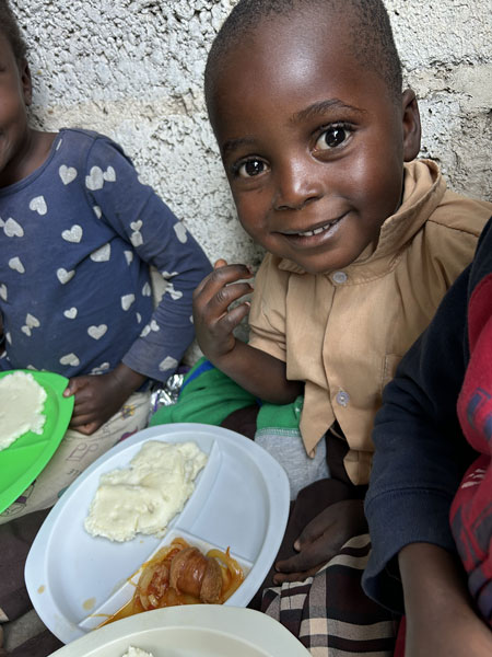 Feeding at Chainda Center